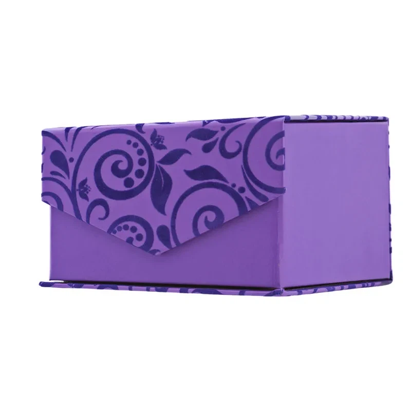 Luxury Custom Large Matte Pink Flat Folding Rigid Magnet Magnetic Closure Cardboard Paper Packaging Gift Box With Ribbon