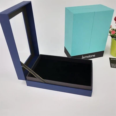 Top Design Sliver Stamping Logo Double Double Bieb Ftuħ tal-Karta tal-Karta tal-Pakkett tal-Karta tal-Karta tal-Karta