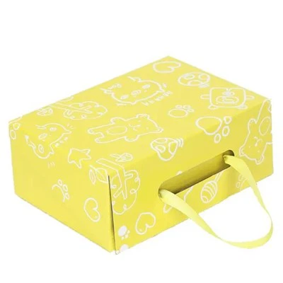 Żigarella eleganti rettangolari portabbli wig ġojjelli tal-pakkett kaxxa tal-kexxun portabbli